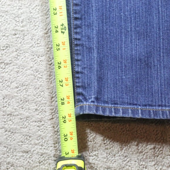 Ann Taylor Loft Size 12 Modern Straight Blue Jeans - Picture 5 of 5